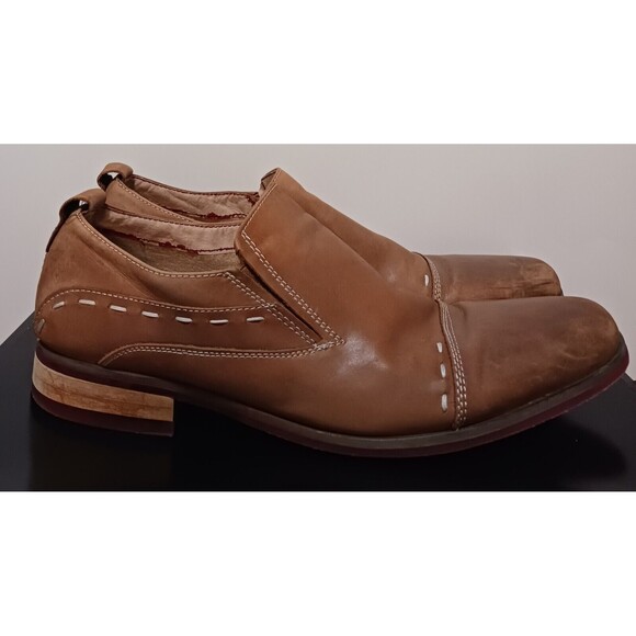 2-Steve Madden (Slip On-Dress Shoes)-(Black-Brown)-(Size 10)-(Pre-owned)-$35.00 - Picture 7 of 12